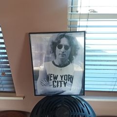 john lennon framed photo 16" x 20"