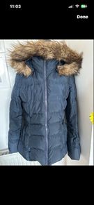 Navy Tommy Hilfiger Coat M
