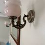 Pair of wall lights gets with glass shades Image 2