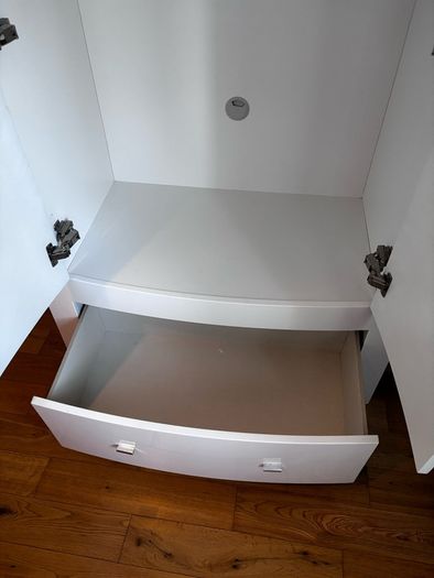 White Freestanding Wardrobe