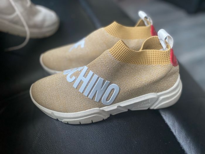 Moschino Love Gold Sneakers