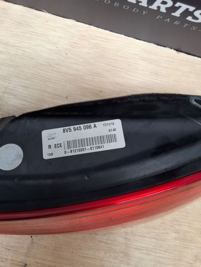 audi A3 saloon 2013-on taillights