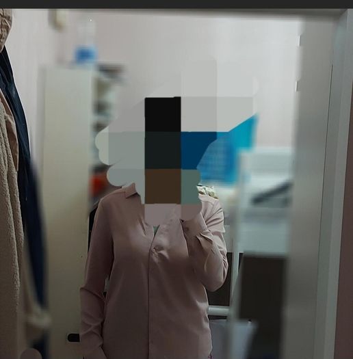 Light pink blouse
