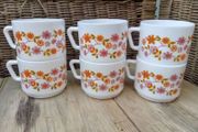 arcopal, French vintage, Vintage cups, Pyrex