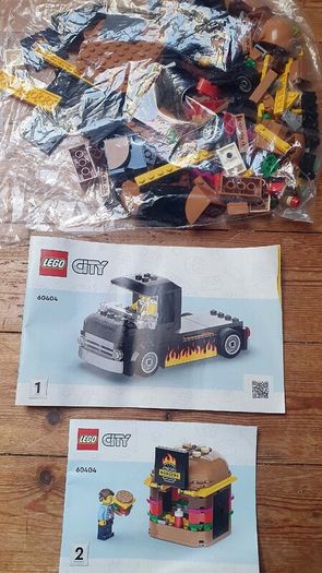 Lego City 60404: Burger Truck (2024) 100% Complete (NO BOX)