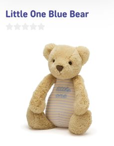 Jellycat Little One Bear Blue