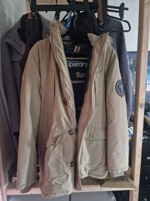 Superdry beige parka