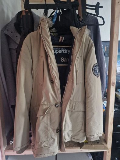Superdry beige parka