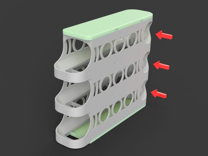 Holder Egg Dispenser (Refrigerator Egg Holder)