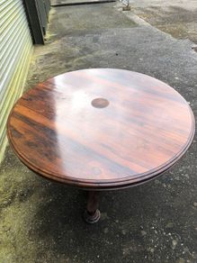 Antique Rosewood Breakfast Dining Table