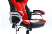 Executive 6 Point Massage Office Chair with Integrated Leather Pouch