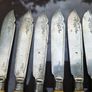 Antique Silver Sheffield Fish Cutlery Set Image 2
