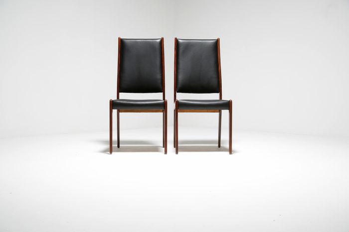 Vintage Danish Rosewood Dining Chairs by Johannes Andersen for Mogens Kold