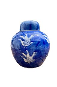 Blue and White Ginger Jar