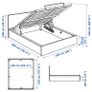 Double ottoman bed. Malm by IKEA Image 6