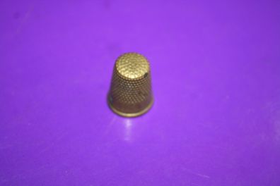 Vintage Gold Tone  Thimble