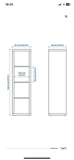 ikea Kallax Storage unit