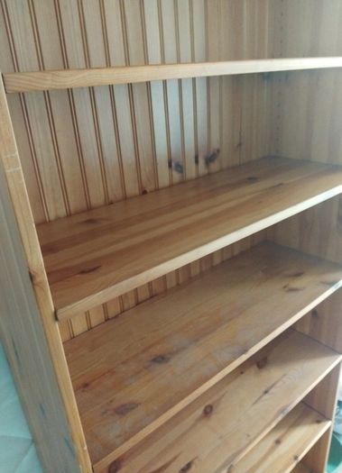 pine bookcase