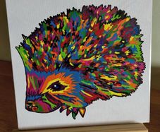 Hedgehog Painting