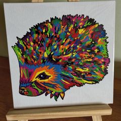 Hedgehog Painting