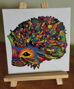 Hedgehog Painting