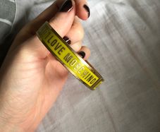All Prices Reduced!! Love Moschino gold bangle yellow