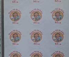 Personalised stickers
