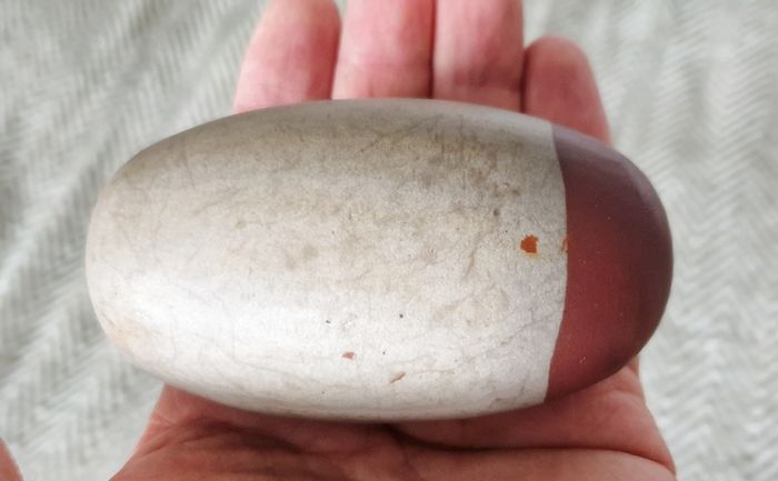 SHIVA LINGAM Real Shiva Lingam, Healing Stone for fertility 437g 95mm