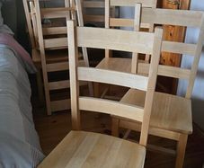 Wood chairs. Must go ASAP