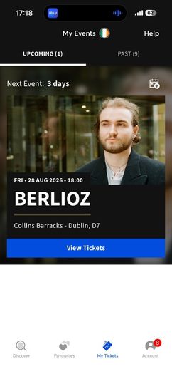 Berlioz tickets Collins barracks