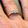 18 carat diamond engagement ring Image 8