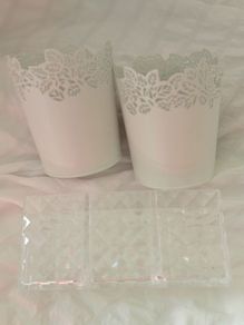 Make up storage / Plant Pots