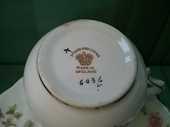 Mis-match China Cup & Saucer