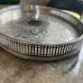 silver plated on copper sheffield oval tray Image 3