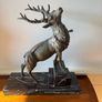 Bronze Stag on marble Image 10
