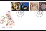 2000 Great Britain Millennium Projects 11th Series "Spirit and Faith" Commemorative Stamps Royal Mail Addressed First Day Cover (FDC).