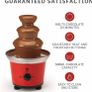 Belgian Chocolate Fountain Fondue Large Set | 500ml Capacity Electric 3-Tier Machine with Hot Melting Pot Base | 2 Adjustable Settings and Keep Warm Function (FREE POSTAGE) Image 2