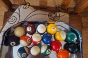 Vintage American pool balls