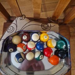 Vintage American pool balls