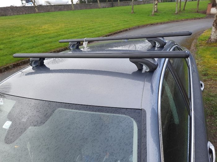 Pair Roof Rack Aero Cross Bars Adjustable Aluminium Cargo Bars Suit ...