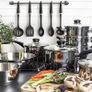 Induction Frying Pan and Saucepan Set With Lids, Stay Cool Handles, Themocore Technology, Stainless Steel Pan Set, 5 Piece Image 2