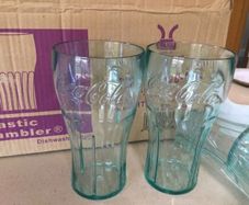 Coca Cola Plastic Glasses