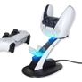 PlayStation 5 Controller Dual Charger Docking Station PS5 Charging Stand Dock Black Image 3