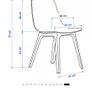 IKEA dining kitchen table and x4 chairs Image 5