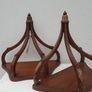 Ornate Wall Shelves | Maitland-Smith Hand Crafted Mahogany Image 8