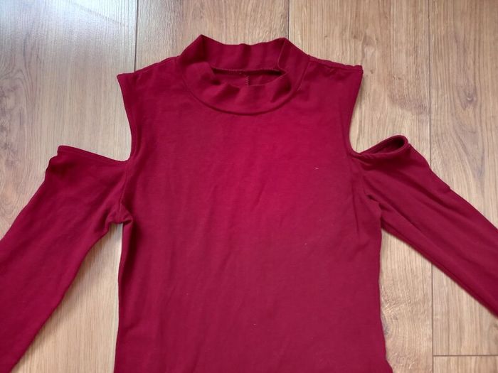 Burgundy dress