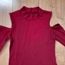 Burgundy dress Image 2