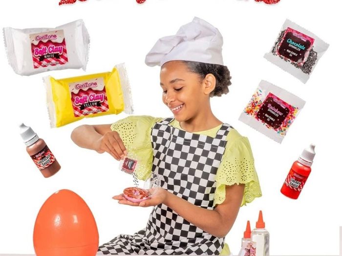 GirlZone Sweet Treats Butter Slime Bakery Kit, Everything in One Egg to Make Fluffy Slime, Butter Slime, and Slime for Girls in One Girls Slime Making Kit for Girls Age 10 (FREE POSTAGE)