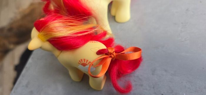 Mammy and Son Custom Sunburst Mountain Boy Ponies using MLP G1 Base My Little Pony