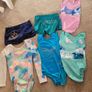 Gymnastics leotards (4) and shorts (2 pairs) girls Image 9